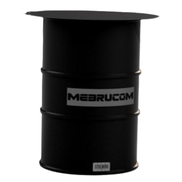 Ölfass-Stehtisch mit personalisierbarem Logo